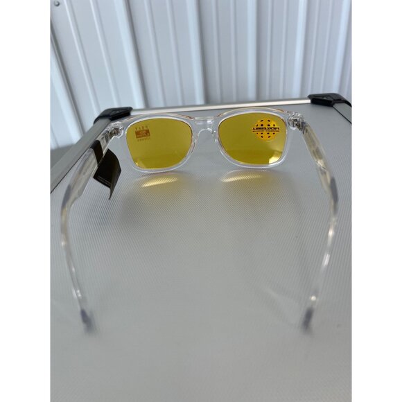 Kreedom Knox Gaming Glasses Polycarbonate Clear Frame Yellow Lens Pickleball NEW - Picture 4 of 6